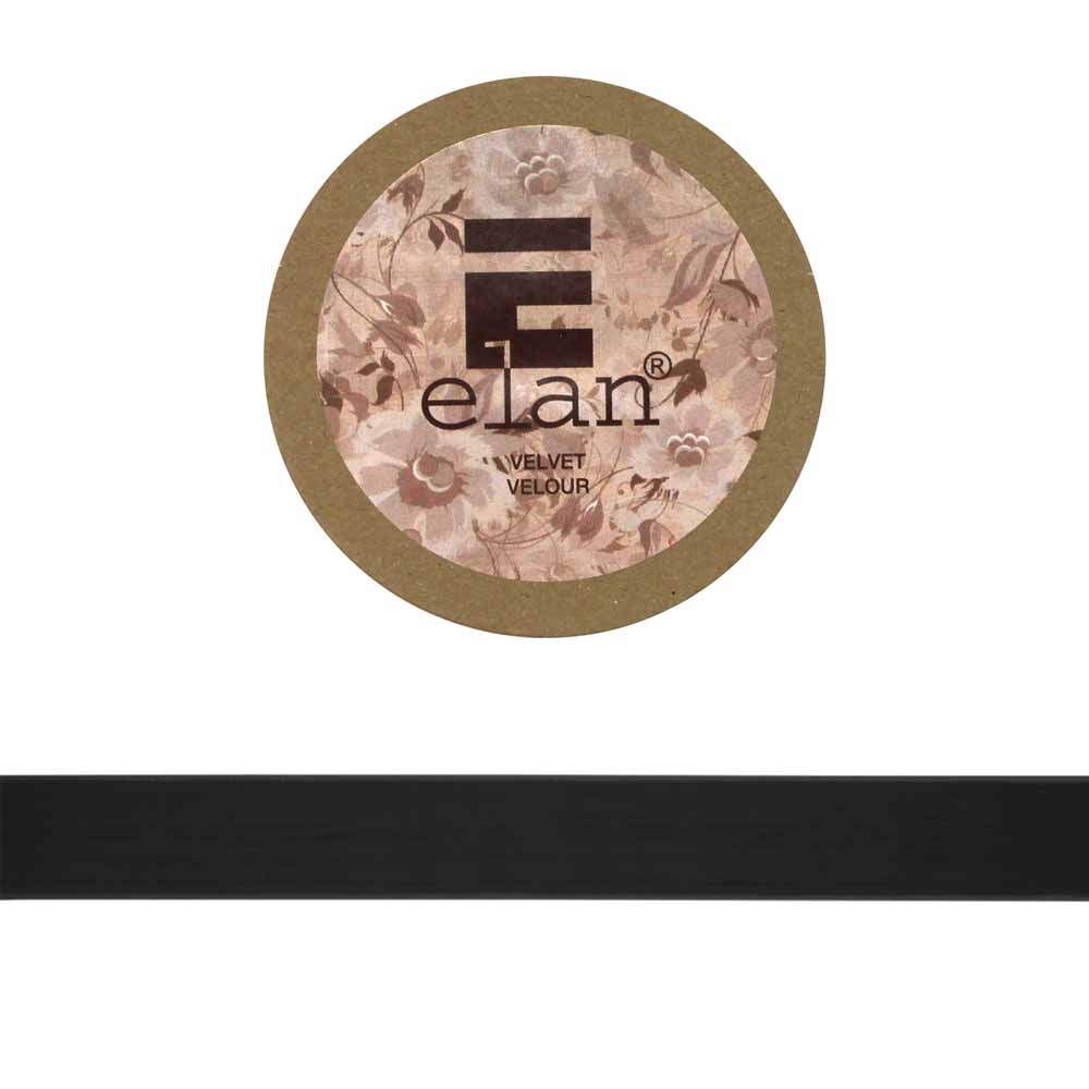 Image de ELAN Ruban velours 25mm x 2m - noir