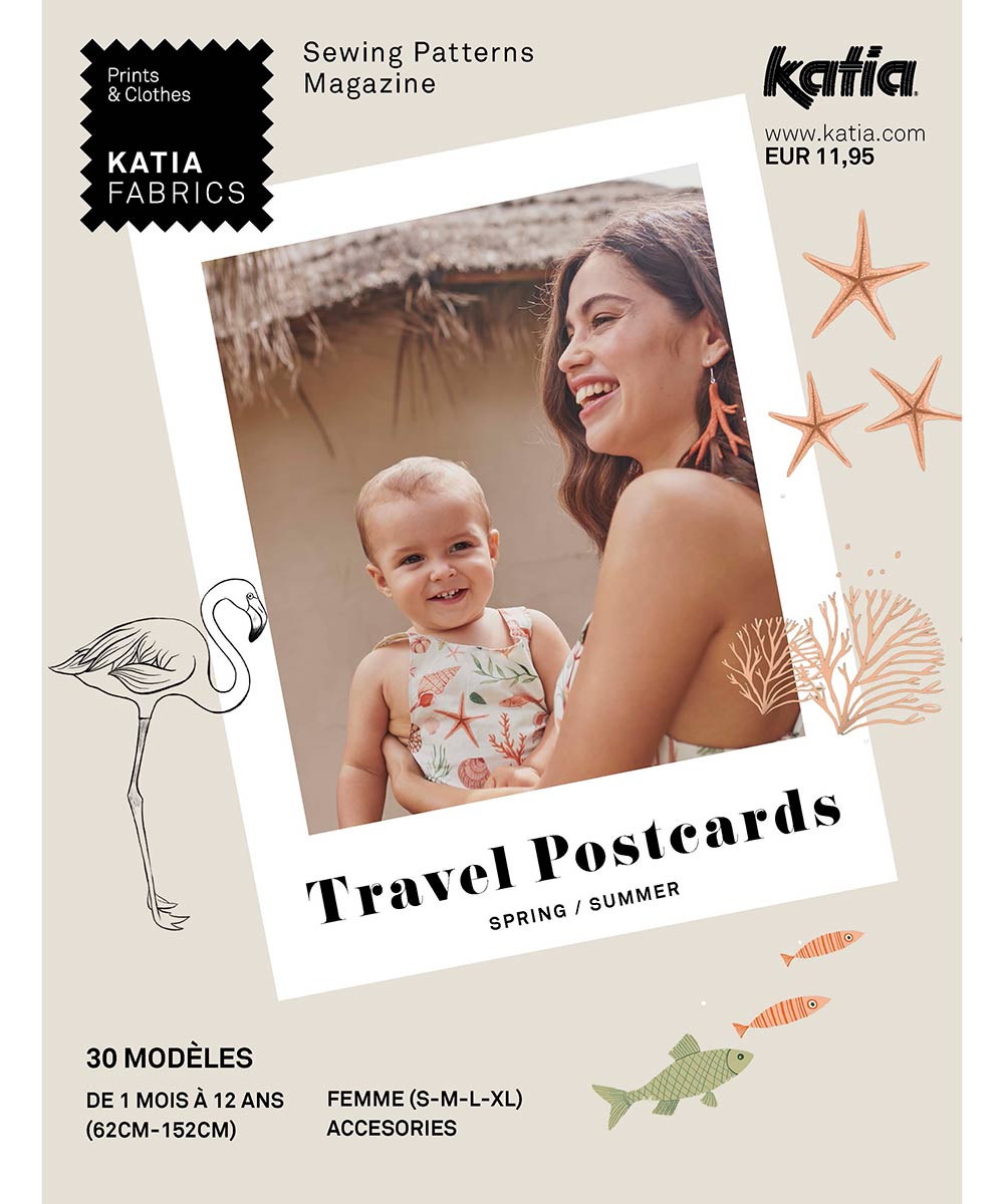 Image de KATIA FABRICS : Travel Postcards Printemps-Été