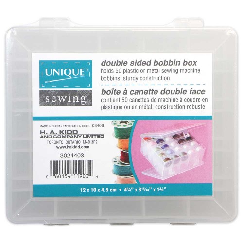 Image de UNIQUE SEWING Boîte de canette 50pc à double face