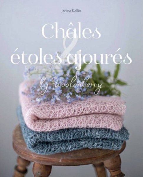 Image de Châles & étoles ajourées au tricot par Janina Kallio