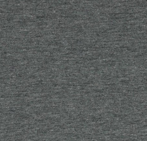 Image de Mélange Gris Foncé - Jersey Mélangé imprimé biologique (GOTS)