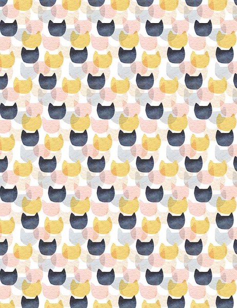 Image de Coton imprimé Cat Mirage, collection Meant to Bee par Dear Stella