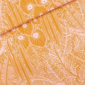 Image de Chanson de Feuille Jaune Ambr&eacute; - French Terry See You At Six OEKO-TEX