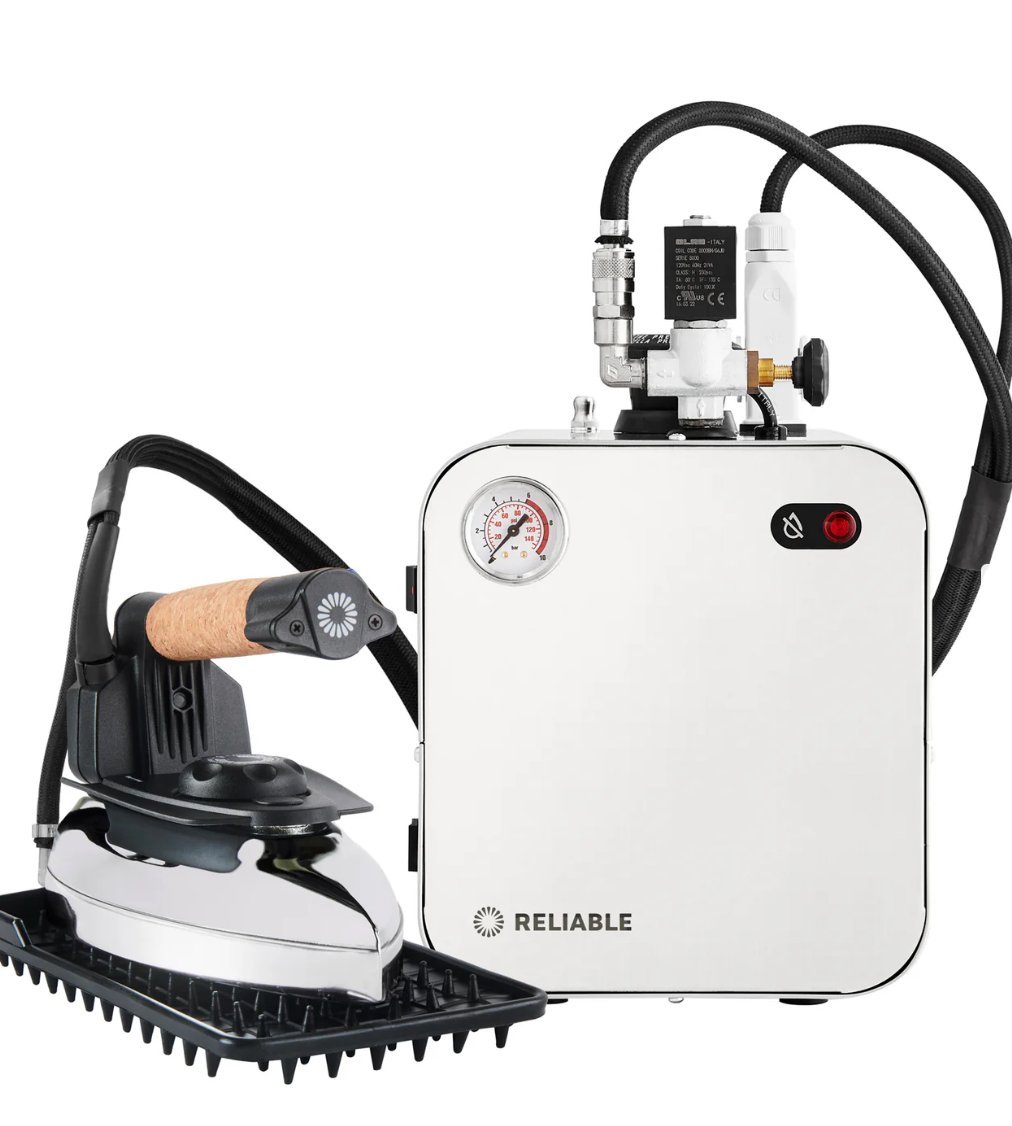 Image de RELIABLE 5100BU-4100IR Station de repassage professionnelle &agrave; vapeur de 2,2 litres avec mode Eco