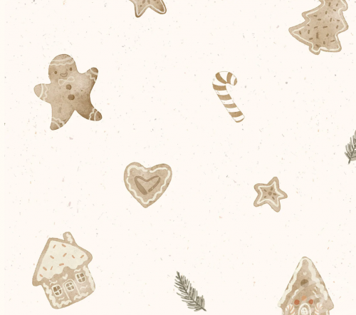 Image de Biscuits de No&euml;l - Baby Rib imprim&eacute; OEKO-TEX