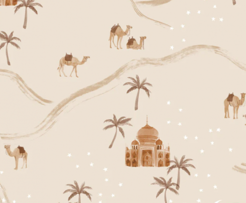 Image de Palais Royal dans le d&eacute;sert - Jersey imprim&eacute; OEKO-TEX