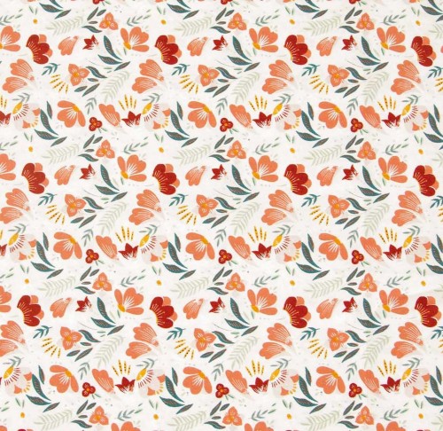 Image de KATIA FABRICS Coton Fleurs d'Afrique  OEKO-TEX