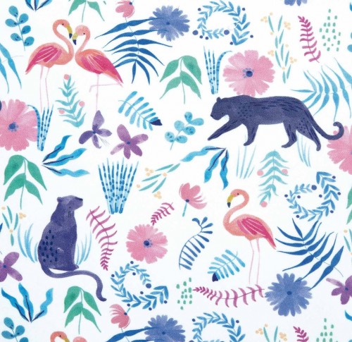 Image de KATIA FABRICS Ecoviscose ECOVERO - Panth&egrave;re dans la jungle