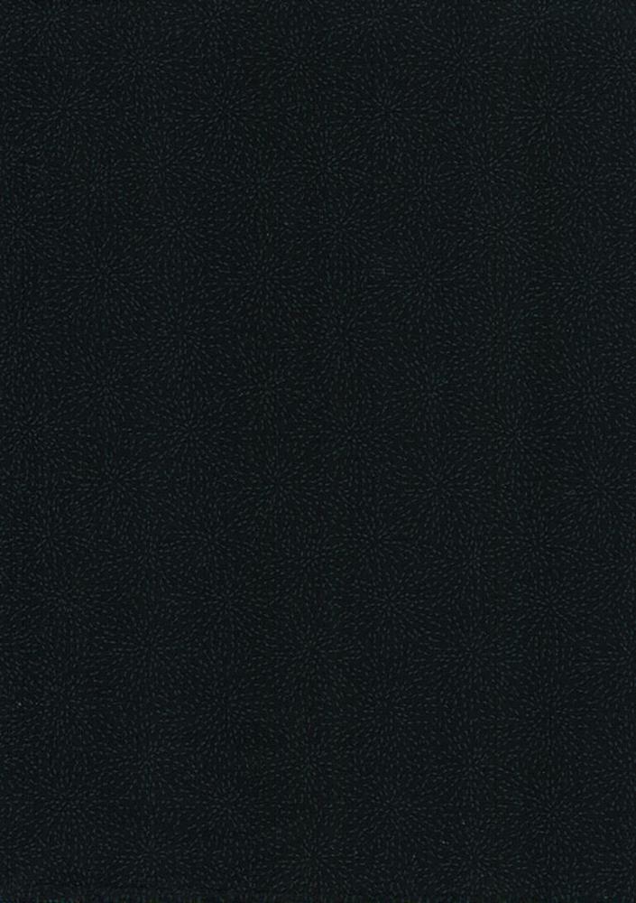 Image de Blizzard de Picot gris sur fond Noir en coton par Timeless Treasure
