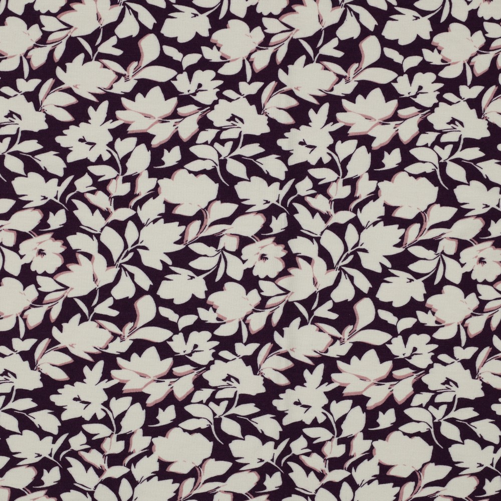 Image de Mauve fleural - Jersey de bambou