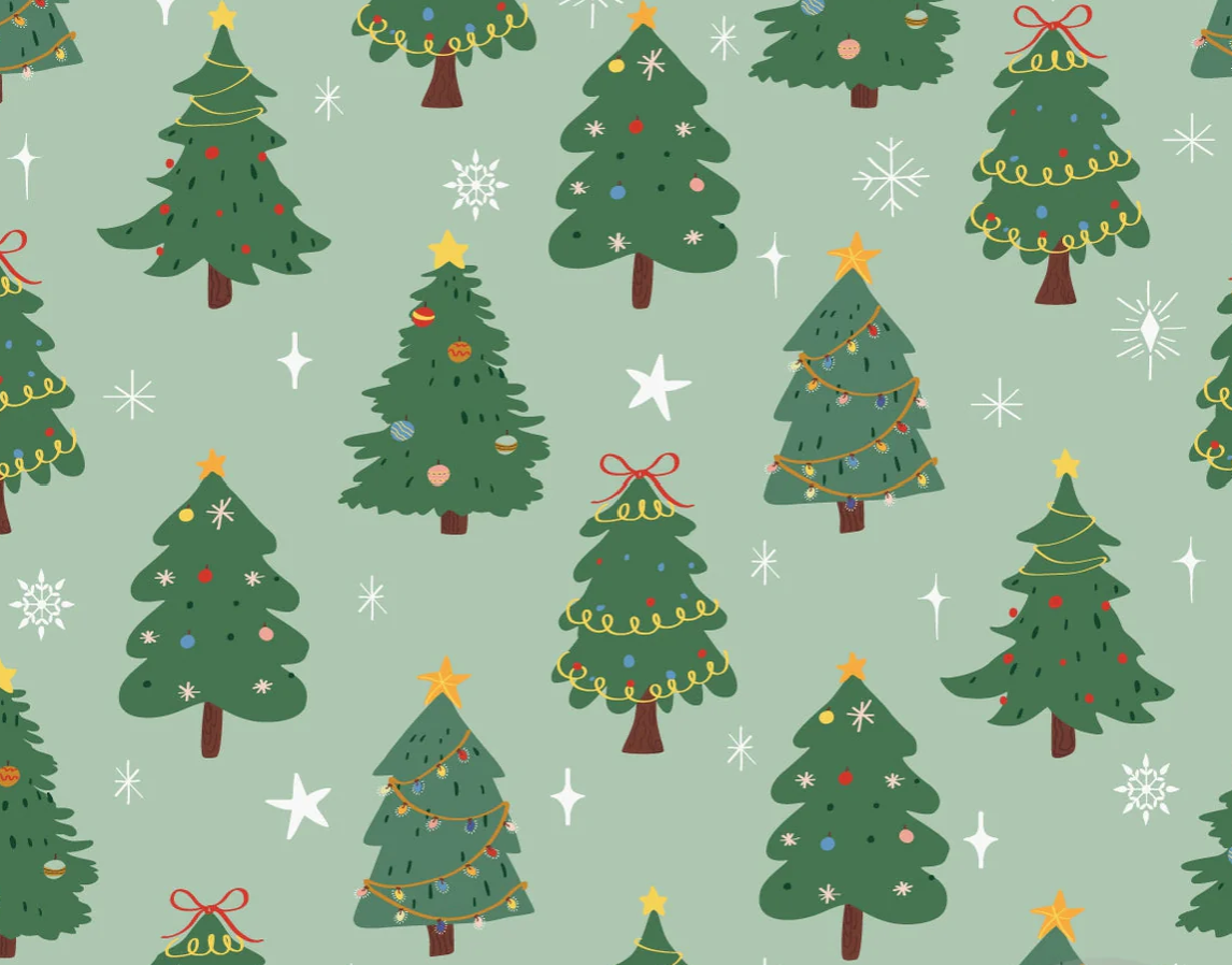 Image de Arbre de No&euml;l - Jersey imprim&eacute;