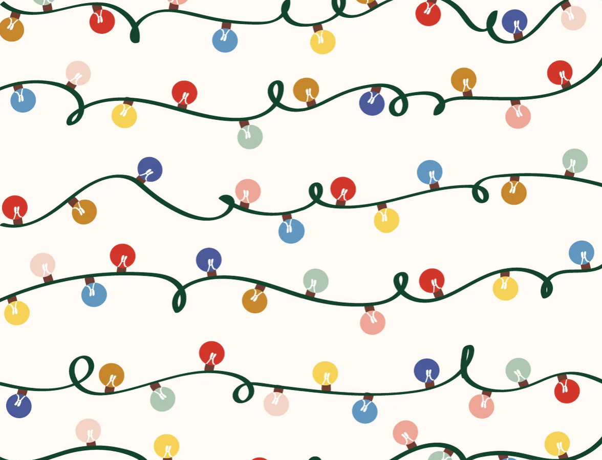 Image de Lumi&egrave;re de No&euml;l  - Baby Rib imprim&eacute; OEKO-TEX