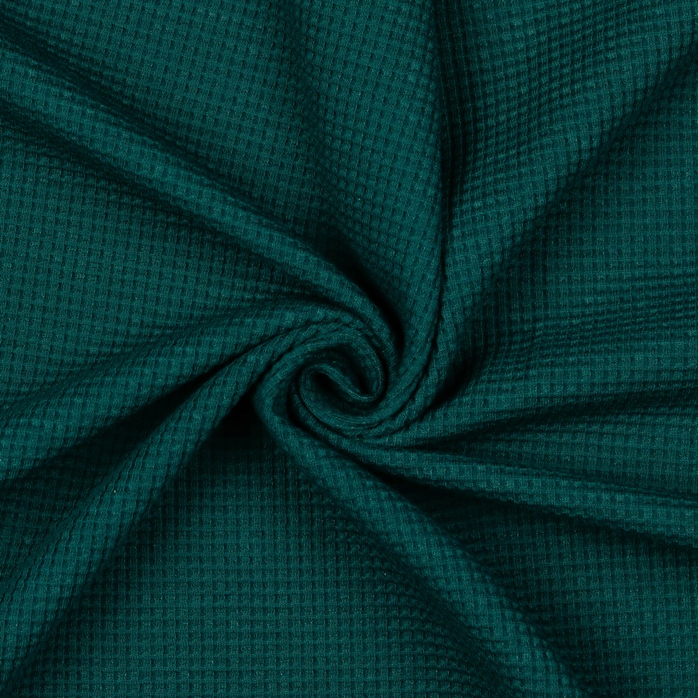 Image de Vert foncé - Jersey Gaufré 1/2 m