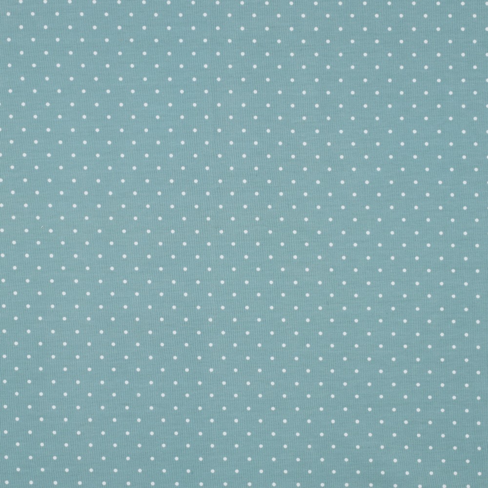 Image de Jersey à pois - Sauge 1/2 m