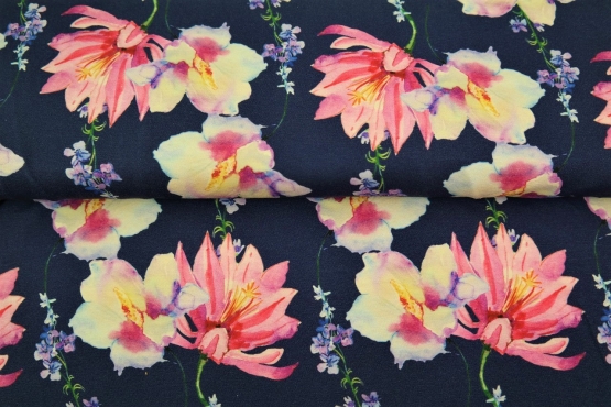Image de Mer florale - Jersey 1/2 m