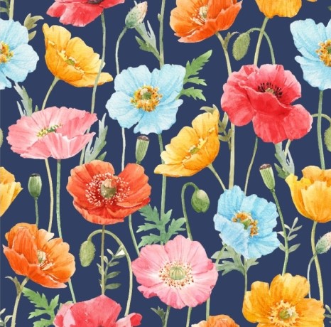 Image de Jardin color&eacute; - Jersey 1/2 m