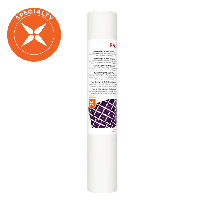 Image de PFAFF Stabilisateur/Entoilage Fuse-On Light & Soft - 12” x 10 verges