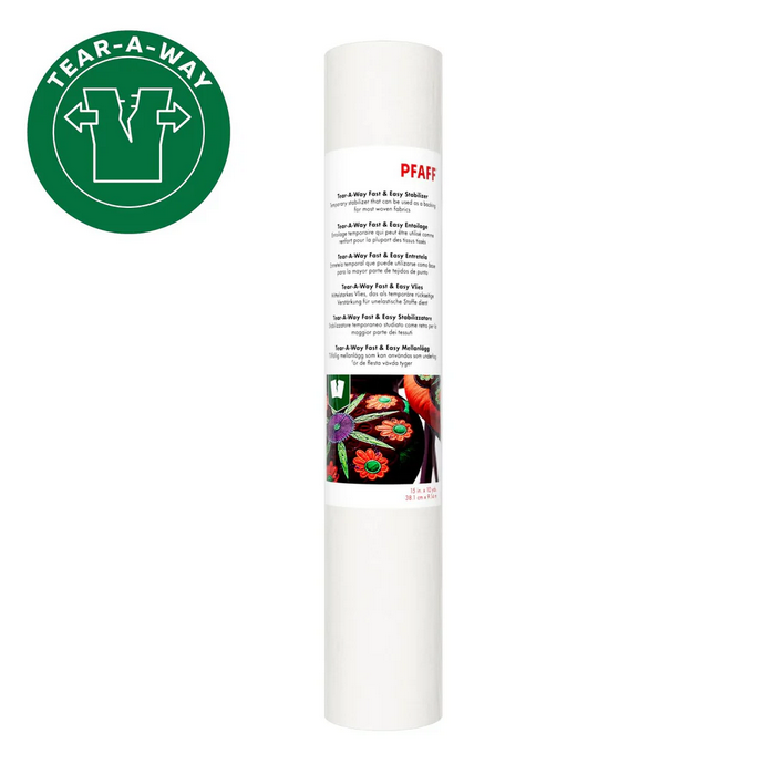 Image de PFAFF Stabilisateur/Entoilage Tear-a-Way Fast & Easy - 15” x 10 verges