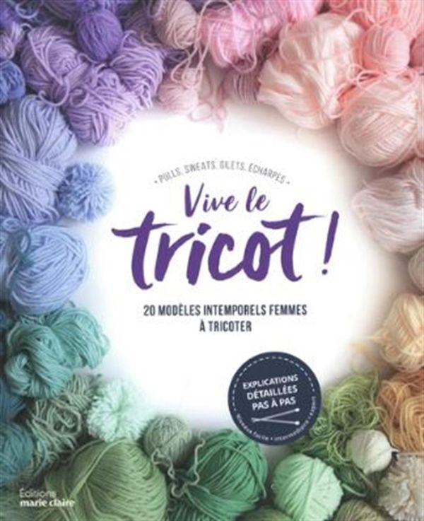 Image de Vive le tricot ! - 20 mod&egrave;les intemporels femmes &agrave; tricoter
