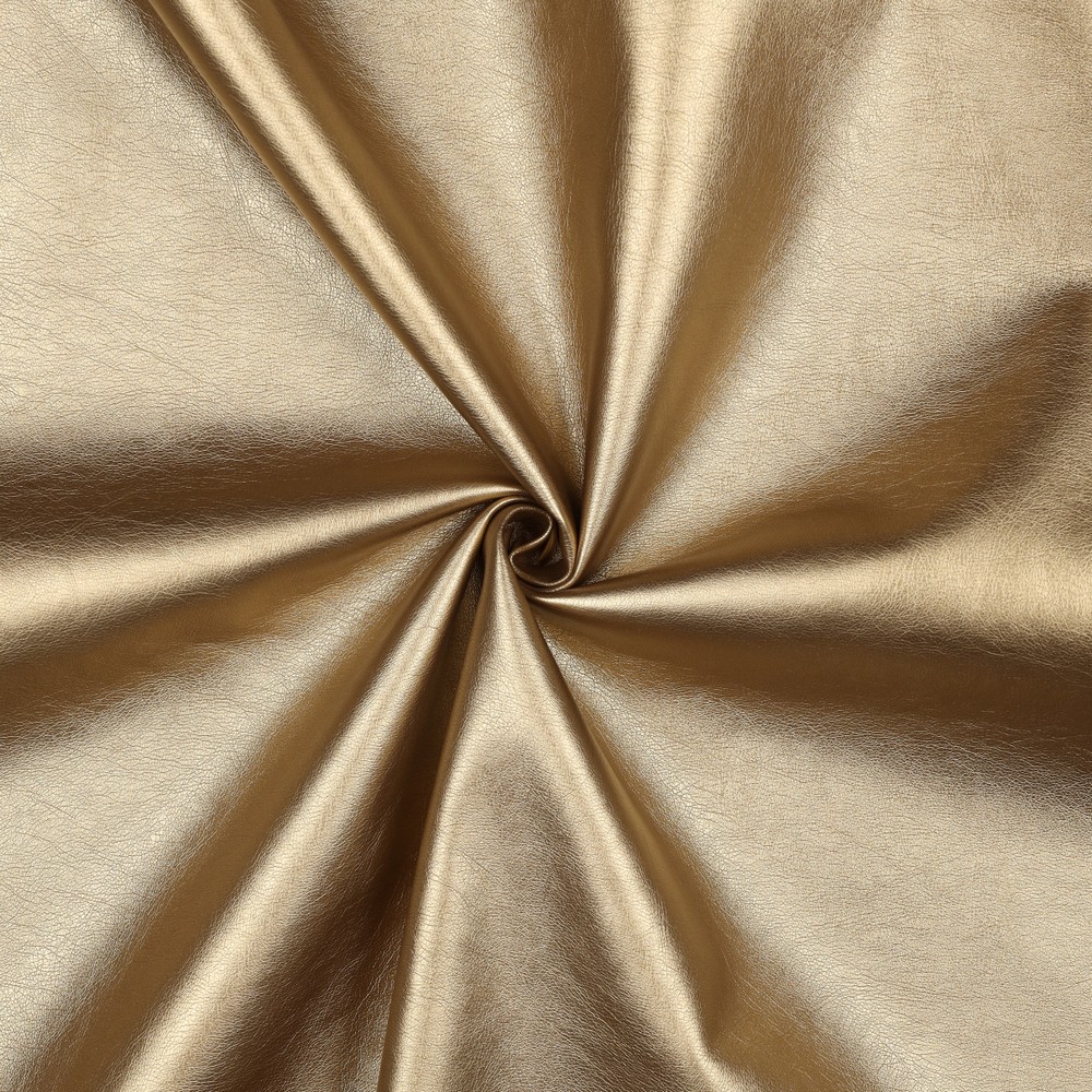 Image de Doré scintillant - Faux cuir 1/2 m