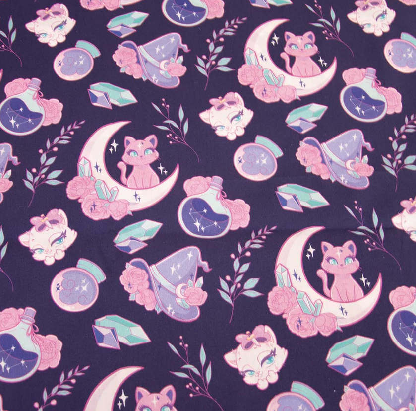 Image de Coton Popeline - Manga lunaire 1/2 m