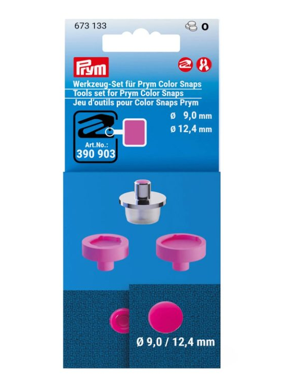 Image de Prym Jeu d'outils pour la pince Vario Color Snaps - 9 et 12,4 mm