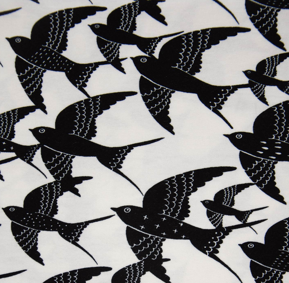 Image de Viscose Jersey - R&ecirc;ve volant 1/2 m