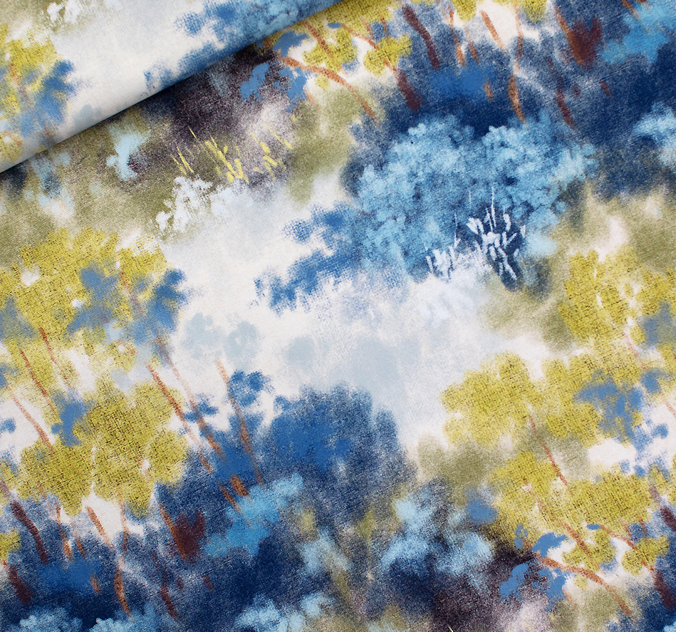 Image de For&ecirc;t Onirique - Toile de Coton Gabardine de SYAS 1/2 m