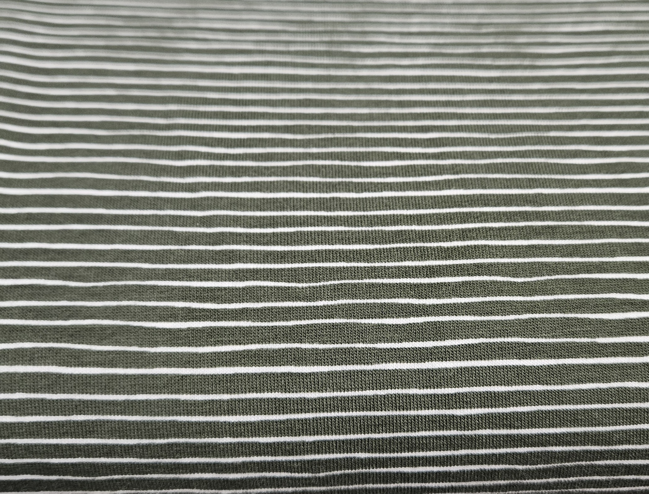 Image de Jersey - Petites lignes KAKI 1/2 m