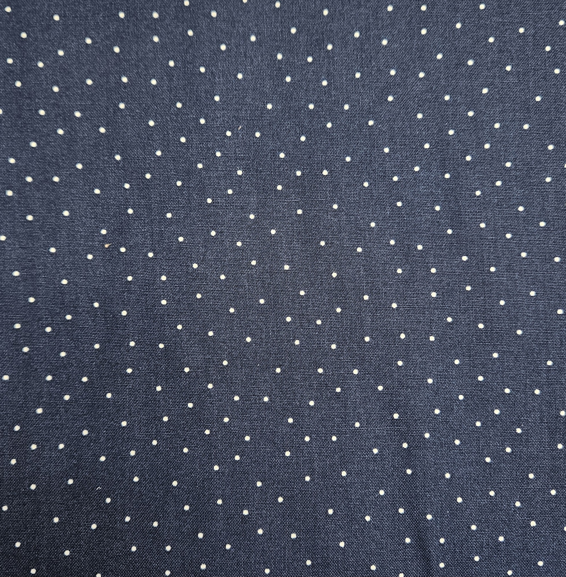 Image de Bleu marin avec pois / Kimberbell Basics - Coton 1/2 m