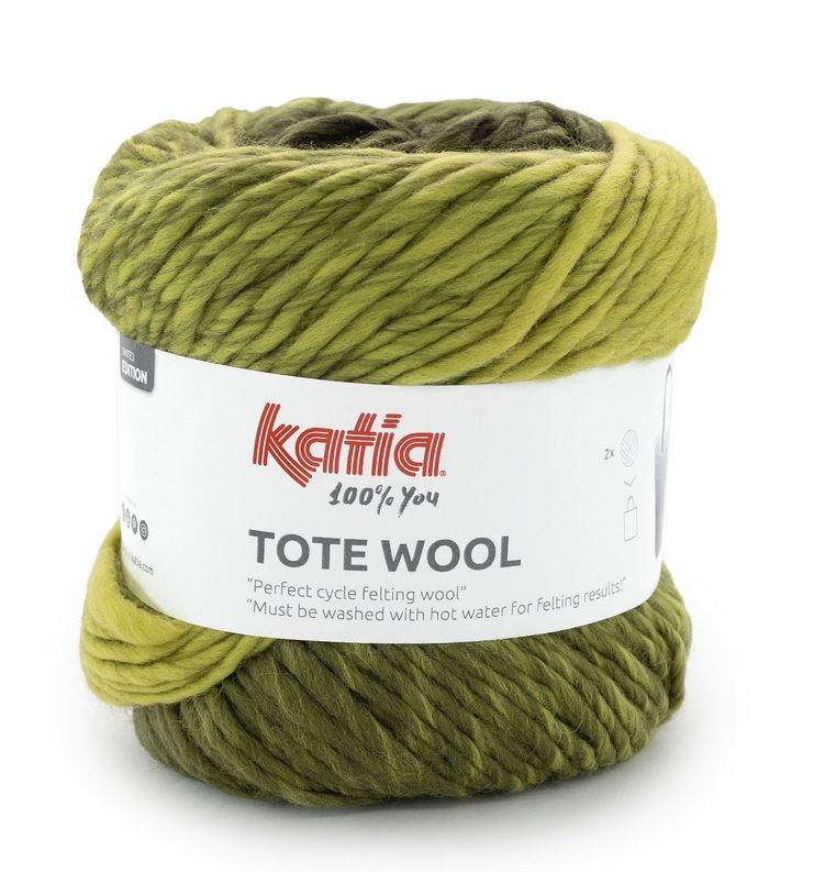 Image de Katia Tote Wool - Laine m&egrave;che avec d&eacute;grad&eacute; de couleurs (Laine &agrave; feutrer)