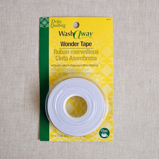 Image de Dritz - Ruban adh&eacute;sif &laquo; Wash-A-Way Wonder Tape &raquo;, 1/4" x 25 yards