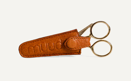 Image de MUUD - Espoo / &Eacute;tui pour petit ciseau en cuir - Whisky