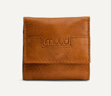 Image de MUUD - Carla / Petit &Eacute;tui pour aiguilles en cuir - Whisky