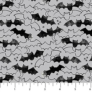 Image de ''Friandises'' Coton - Chauve-souris 1/2 m