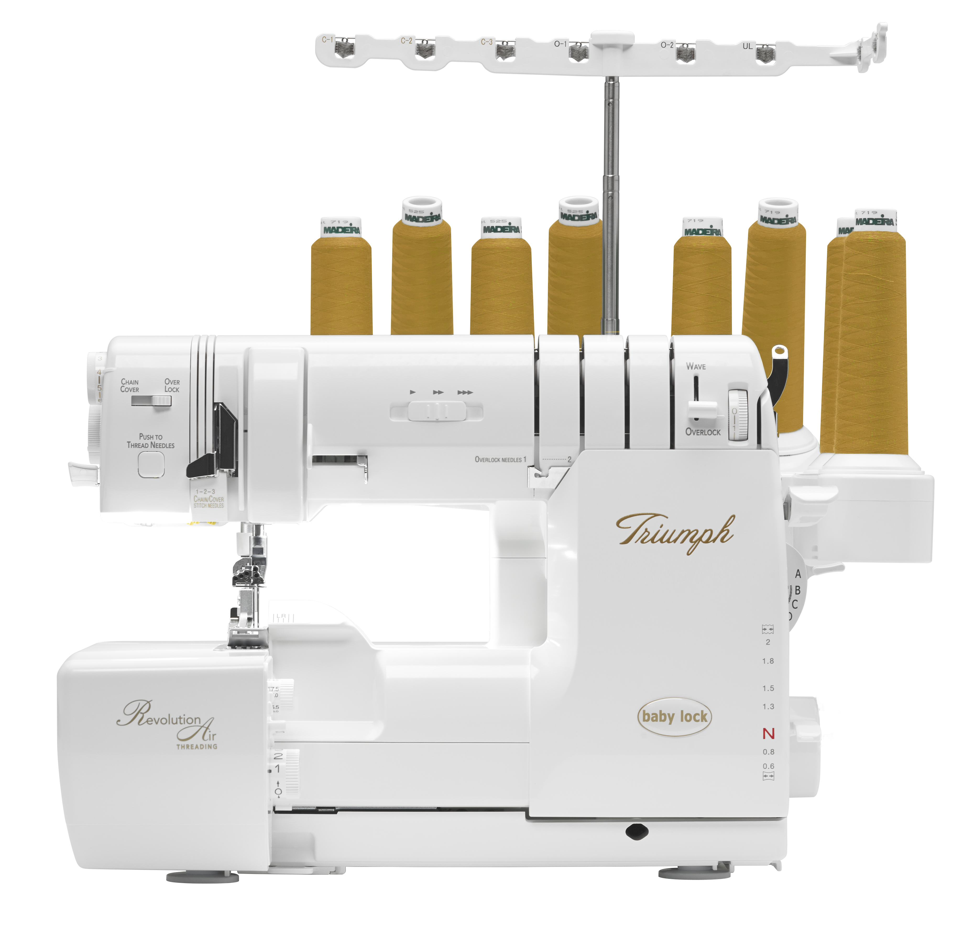Image de Baby Lock Triumph - Machine Surjeteuse et Recouvrement 8 fils (Coverstitch)