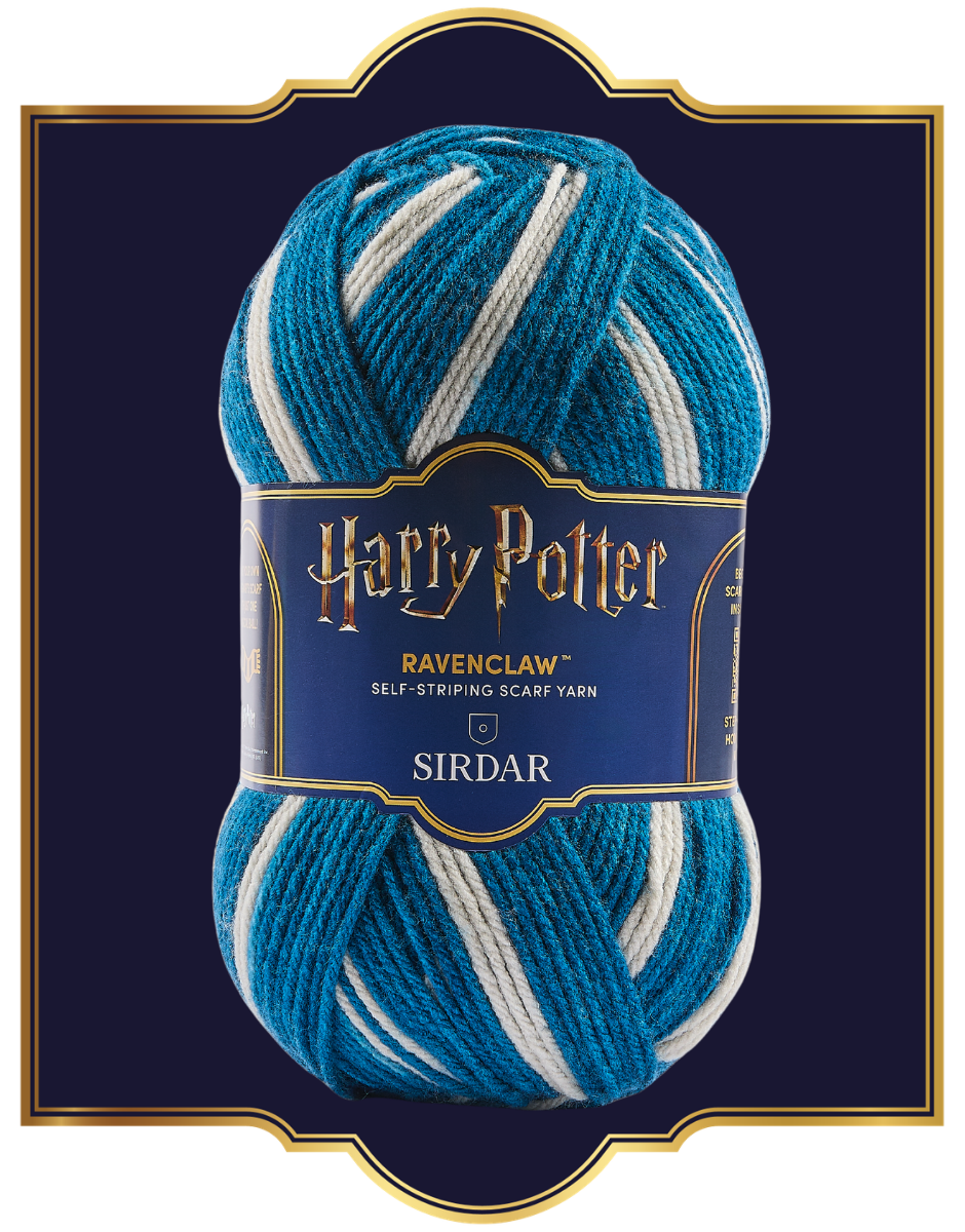 Image de SIRDAR - Harry Potter&trade; Fil &agrave; &eacute;charpe &agrave; motifs ray&eacute;s - Serdaigle